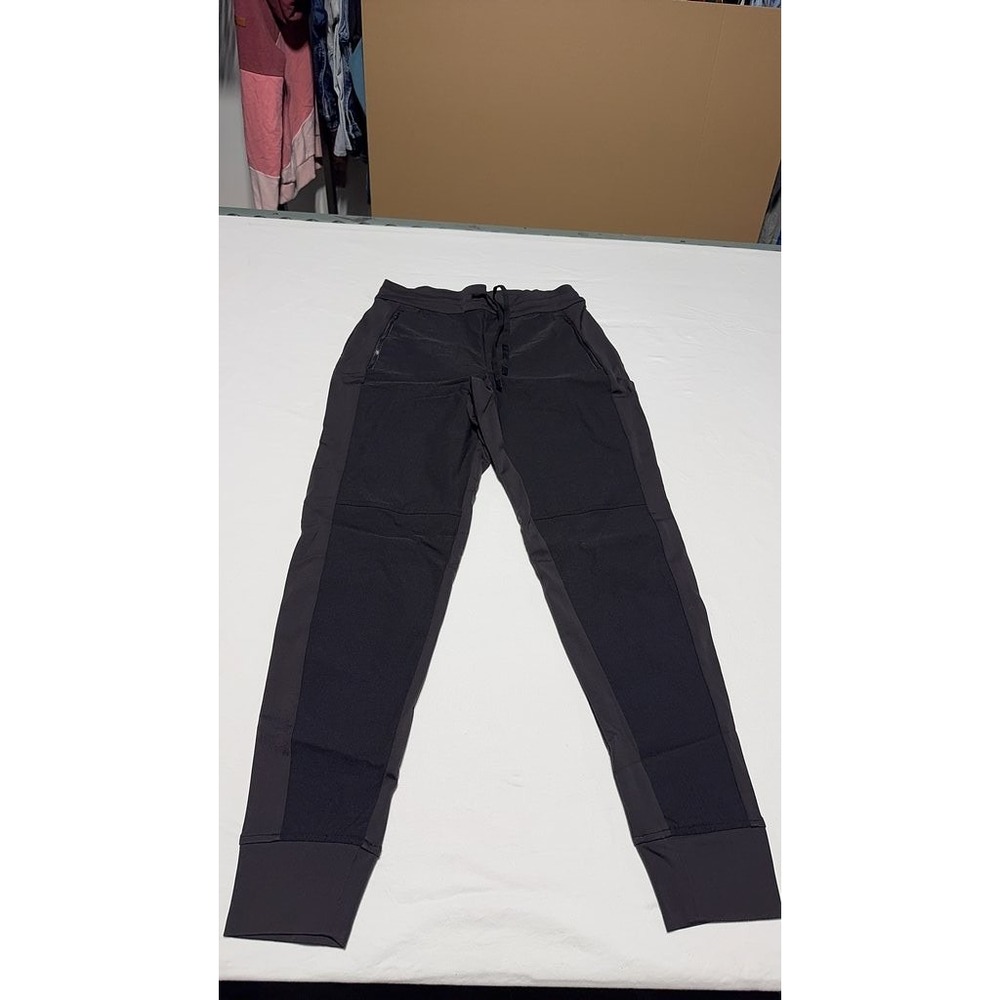 Athleta Womens Black Jogger Pants Activewear Casual Cuffed Small